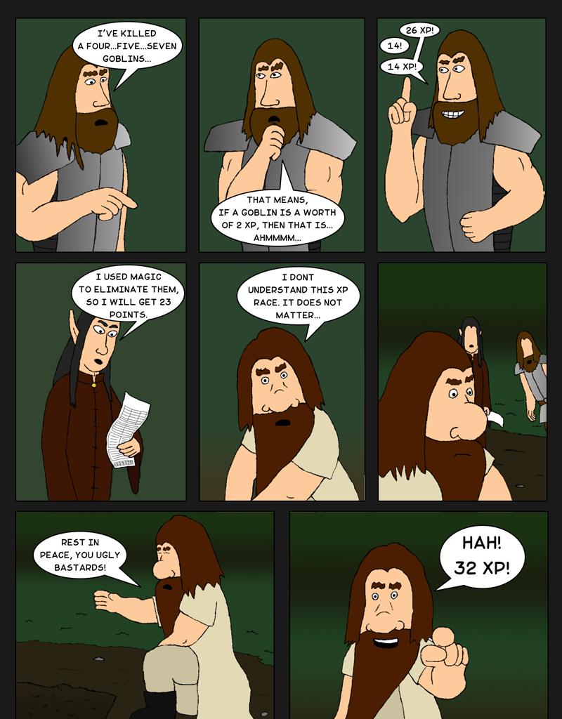 Tales From Somewhere - The Legend - Episode 28, Page 1: For the XP
